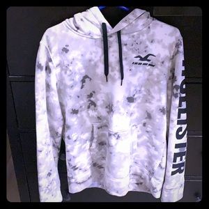 .Hollister Gray Camo Hoodie Size Medium